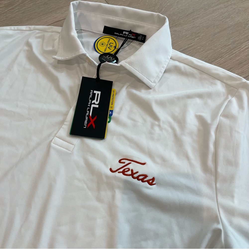 Brand New Ralph Lauren golf polo with Texas logo size small